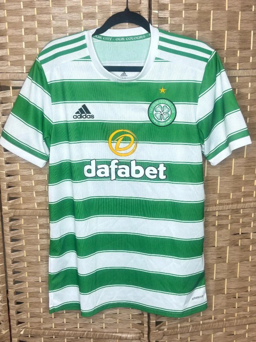 Adidas Celtic F.C. Futbol Soccer 2021/2022 Home Jersey Magners